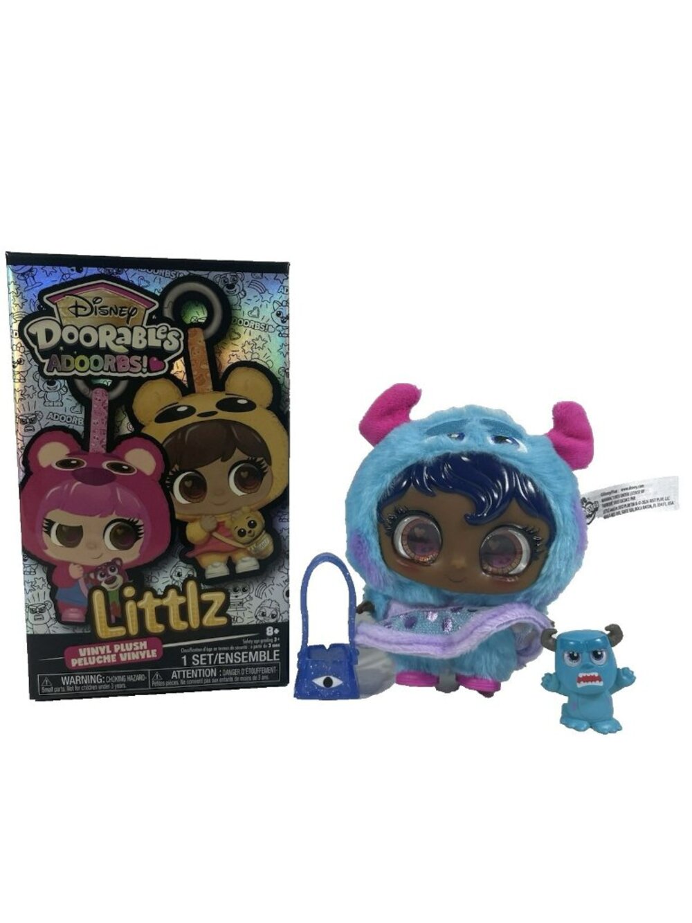 Disney Doorables Adoorbs Littlz 5" Clip-On Plush Doll BREANNA  & Accessories NEW